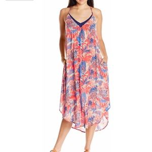 Roxy Flowy Boho Dress and/or Beach Coverup, XS